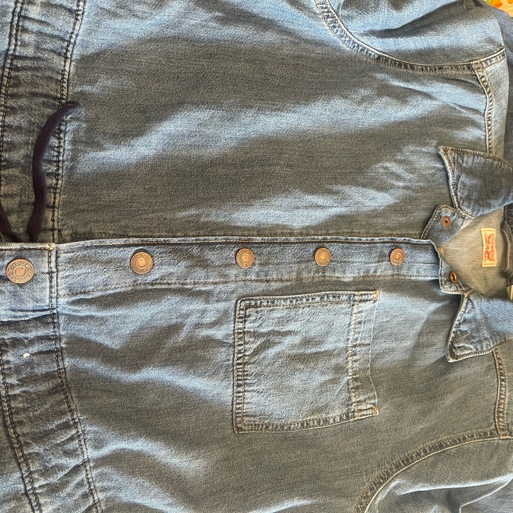 LEVIS , Stylish Blue Denim Jumpsuit - Picture 10 of 14